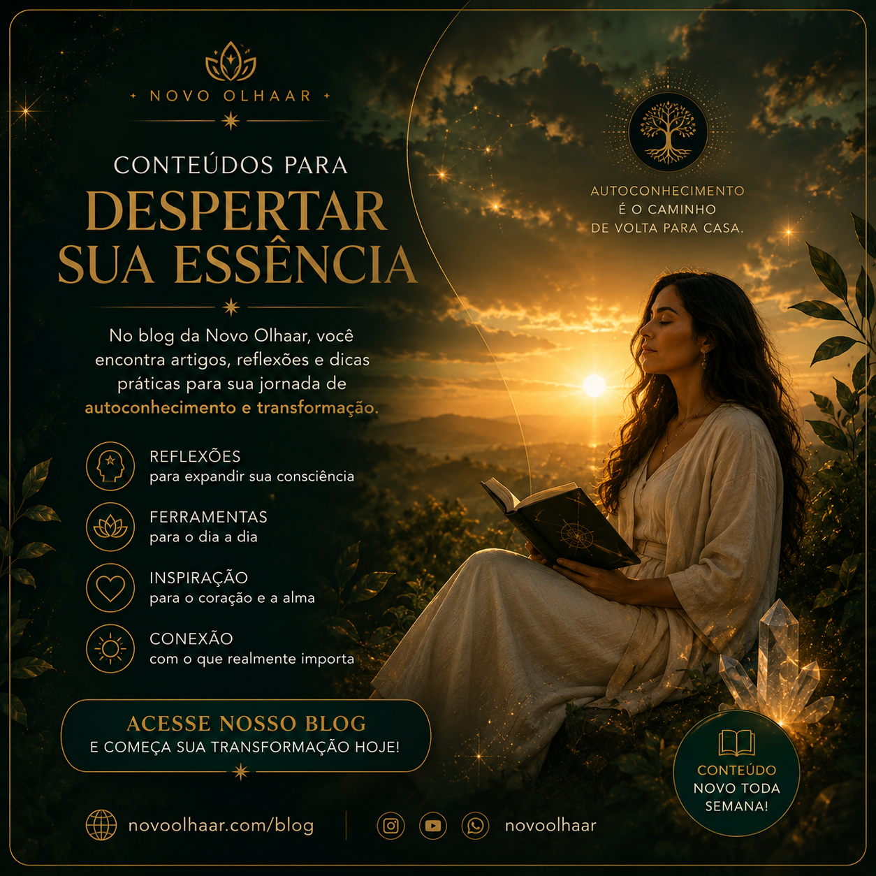 Blog Novo Olhaar — Conteúdos para Despertar sua Essência