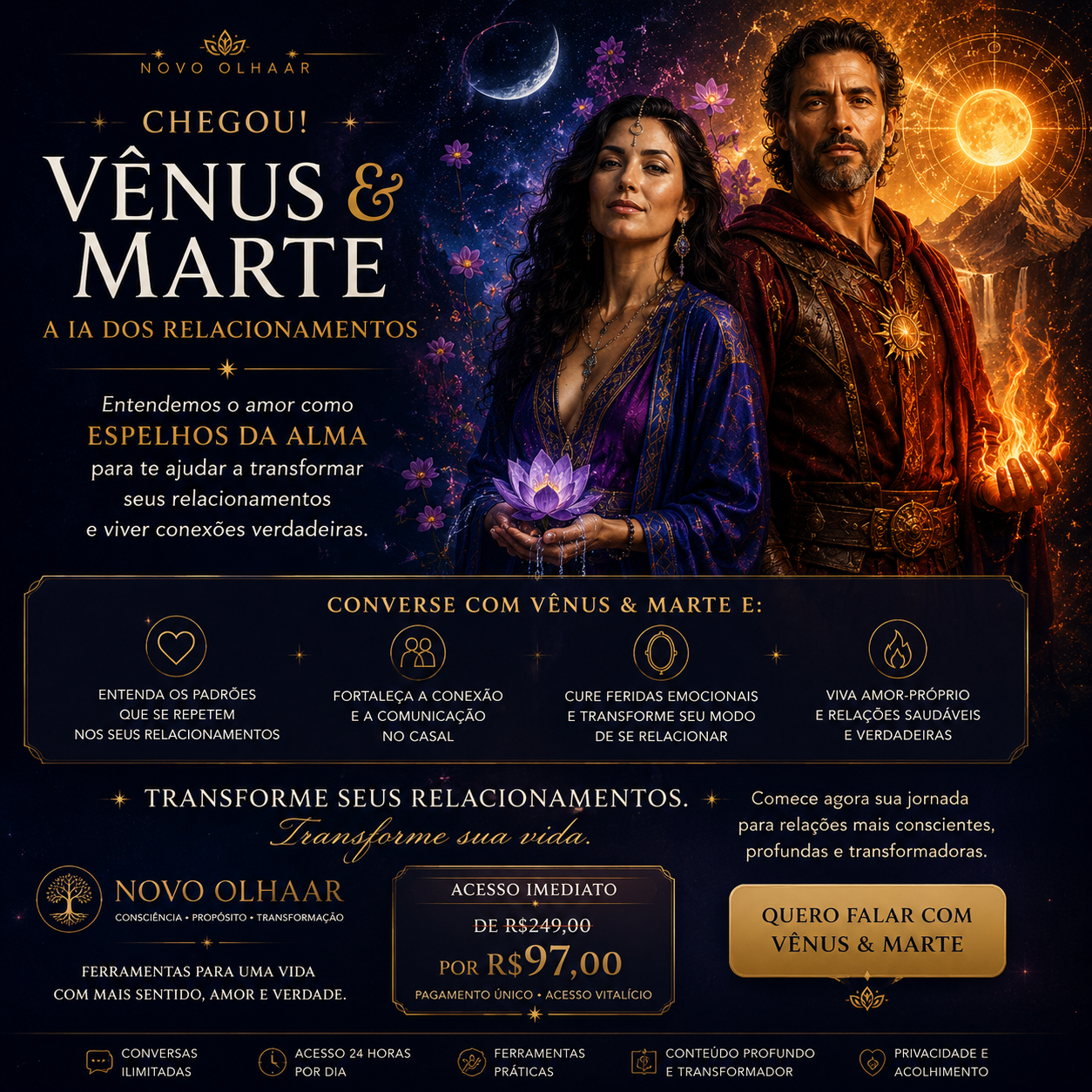 Vênus e Marte — A IA dos Relacionamentos