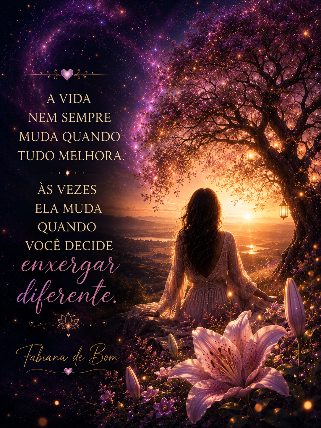 A vida nem sempre muda